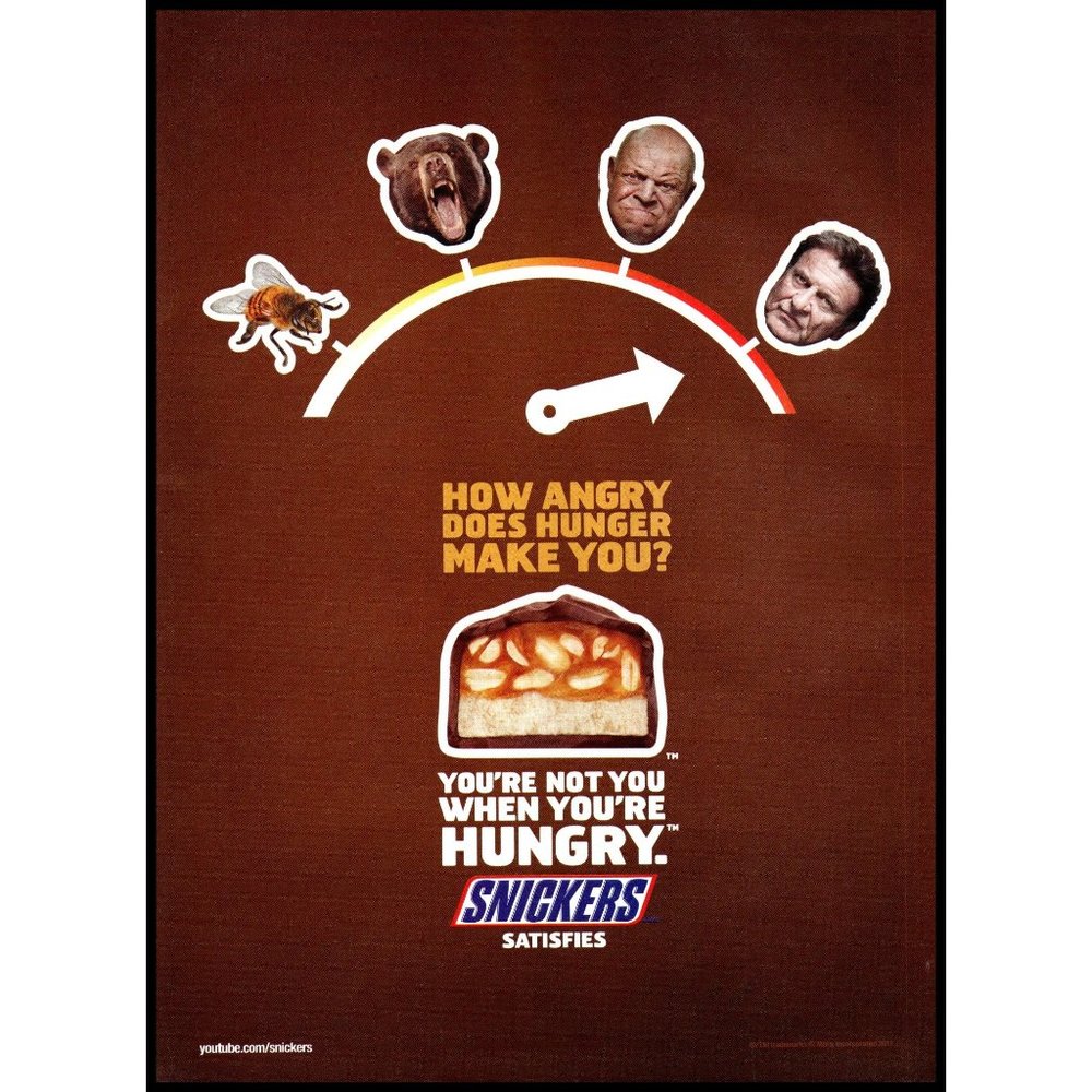 2012 Snickers Chocolate Candy Bay Vintage Print Ad Joe Pesci Don Rickles Art